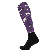 Load image into Gallery viewer, Equine Couture Ladies OTC Boot Socks- Cross Country Phase
