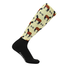 Load image into Gallery viewer, Equine Couture Ladies OTC Boot Socks- Autumn Vibes

