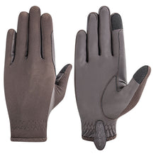 Load image into Gallery viewer, Equine Couture Aerocool Hook and Loop Adjustable Touch Screen Riding Gloves
