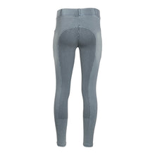 Load image into Gallery viewer, Equine Couture Ladies Denim Full Seat Silicon Tights with Phone Pocket
