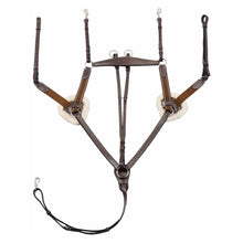 Load image into Gallery viewer, Henri de Rivel Pro 5 Point Elastic Breastplate Martingale with Running Attachment
