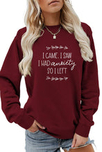 Load image into Gallery viewer, CWTSTL0440_WOMEN LETTER PRINTING LONG SLEEVE PULLOVER TEE
