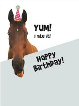 Load image into Gallery viewer, SOLD OUTHorse Funny Birthday Card: Where's the Cake?
