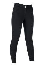 Load image into Gallery viewer, HKM Ari Mid Rise- Sil. Full Seat Ladies Riding Breeches

