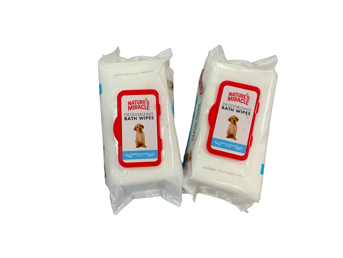 Natures Miracle Deodorizing Bath Wipes