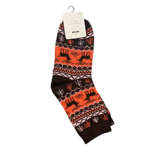 Load image into Gallery viewer, 🎁Reindeer Print Cozy Cabin Socks
