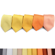 Load image into Gallery viewer, Boys Solid Micro Fiber Poly Woven tie: White
