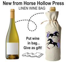 Load image into Gallery viewer, 🎁Horse Equestrian Linen Wine Bag
