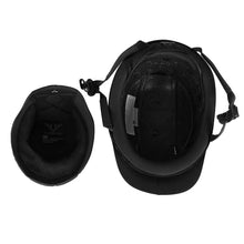 Load image into Gallery viewer, TuffRider Starter Helmet with Carbon Fiber Print Grill

