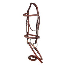 Load image into Gallery viewer, Laureate by Henri de Rivel Raised Fancy Stitched Bridle w/ Laced Reins
