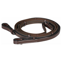 Load image into Gallery viewer, Henri de Rivel Pro Rubber Lined Web Reins
