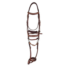 Load image into Gallery viewer, Laureate by Henri de Rivel Anatomical Bridle w/ Rubber Reins
