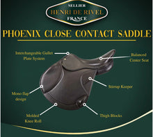 Load image into Gallery viewer, HENRI DE RIVEL PHOENIX CLOSE CONTACT Monoflap IGP SADDLE
