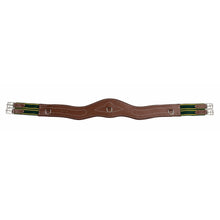 Load image into Gallery viewer, Henri de Rivel Contoured Leather Girth
