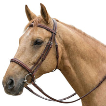 Load image into Gallery viewer, Henri de Rivel Pro Fancy Raised Comfort Crown Padded Bridle With Fancy Raised Reins
