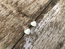 Load image into Gallery viewer, Mini heart Earrings/Silver tone
