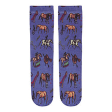 Load image into Gallery viewer, AWST Int'l Children's Lila Hunter Ponies Socks
