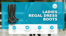 Load image into Gallery viewer, TuffRider Women Leather Regal Dress Boots
