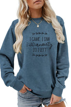 Load image into Gallery viewer, CWTSTL0440_WOMEN LETTER PRINTING LONG SLEEVE PULLOVER TEE
