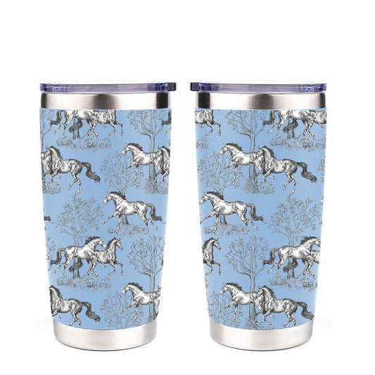 AWST Int'l 20 oz Stainless Steel Tumbler - Lila Toile