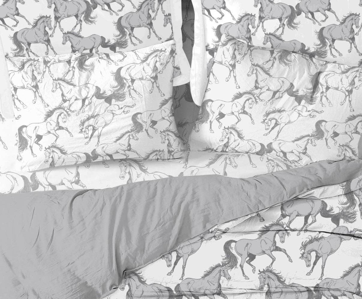 AWST Int'l "Lila" Elegant Horse Sheet Set