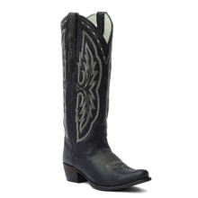 Load image into Gallery viewer, TuffRider Women Cody Embroidered Leather Snip Toe Western Boots
