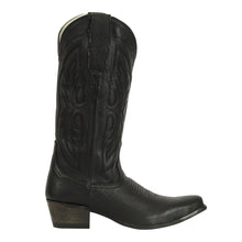 Load image into Gallery viewer, TuffRider Women Cowtown Mid Height Embroidered Leather Snip Toe Western Boots
