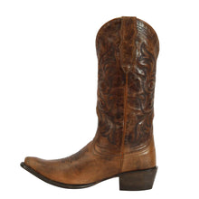 Load image into Gallery viewer, TuffRider Women Cowtown Mid Height Embroidered Leather Snip Toe Western Boots
