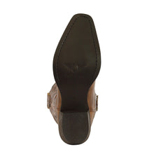 Load image into Gallery viewer, TuffRider Women Cowtown Mid Height Embroidered Leather Snip Toe Western Boots

