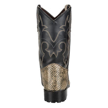 Load image into Gallery viewer, TuffRider Youth Black Snake in My Boot Western Leather Boots
