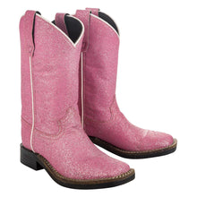 Load image into Gallery viewer, TuffRider Youth Pink Glitter Western Boot
