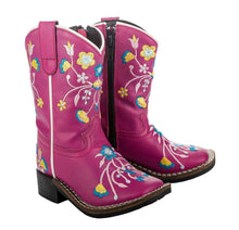 Load image into Gallery viewer, TuffRider Youth Floral Cowgirl Western Boot
