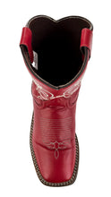 Load image into Gallery viewer, TuffRider Children's Fire Red Floral Western Boot
