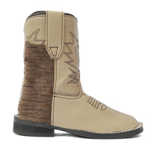 Load image into Gallery viewer, TuffRider Toddler Tan Fringe Bootie
