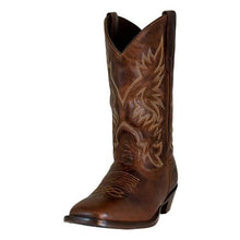 Load image into Gallery viewer, TuffRider Women Moran Leather Square Toe Western Boots
