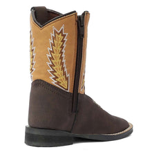Load image into Gallery viewer, TuffRider Toddler Biscayne Square Toe Western Boot

