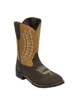 Load image into Gallery viewer, TuffRider Children's Biscayne Square Toe Western Boot
