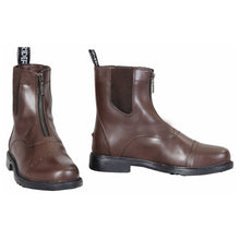 Load image into Gallery viewer, TuffRider Ladies Baroque Front Zip Paddock Boots w/ Metal Zipper
