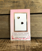 Load image into Gallery viewer, Mini heart Earrings/Silver tone
