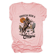 Load image into Gallery viewer, 🎁Shoulda Been A Cowgirl TShirt
