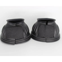Load image into Gallery viewer, TuffRider Komplett Protkt Bell Boots Ribbed and Ringer with Hook and Loop Tape
