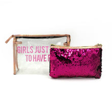 Load image into Gallery viewer, 🎁Sequin Cosmetic Bag Set
