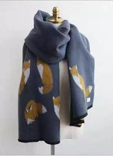 Load image into Gallery viewer, 🎁Tallyho Mr Fox Soft Winter Scarf Shawl
