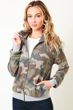Load image into Gallery viewer, 🐴Camo Full Zip Sweater
