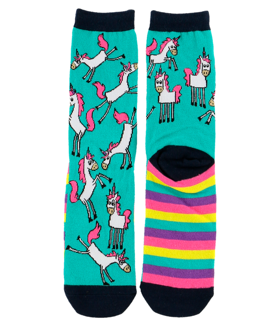 Unicorn Crew Sock One Size
