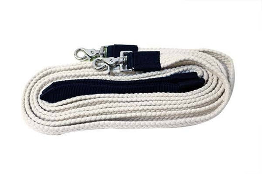 7' Braided Cotton Split Reins