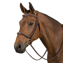 Load image into Gallery viewer, Henri de Rivel Advantage Fancy Raised Snaffle Bridle With Laced Reins
