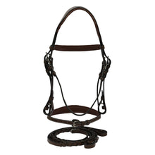 Load image into Gallery viewer, Henri de Rivel Pro Mono-Crown Padded Wide Noseband Bridle
