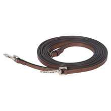 Load image into Gallery viewer, Henri de Rivel Advantage Breastplate Draw Reins - Full Leather with Breastplate Snap
