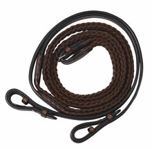 Load image into Gallery viewer, Henri de Rivel Advantage Plaited Reins
